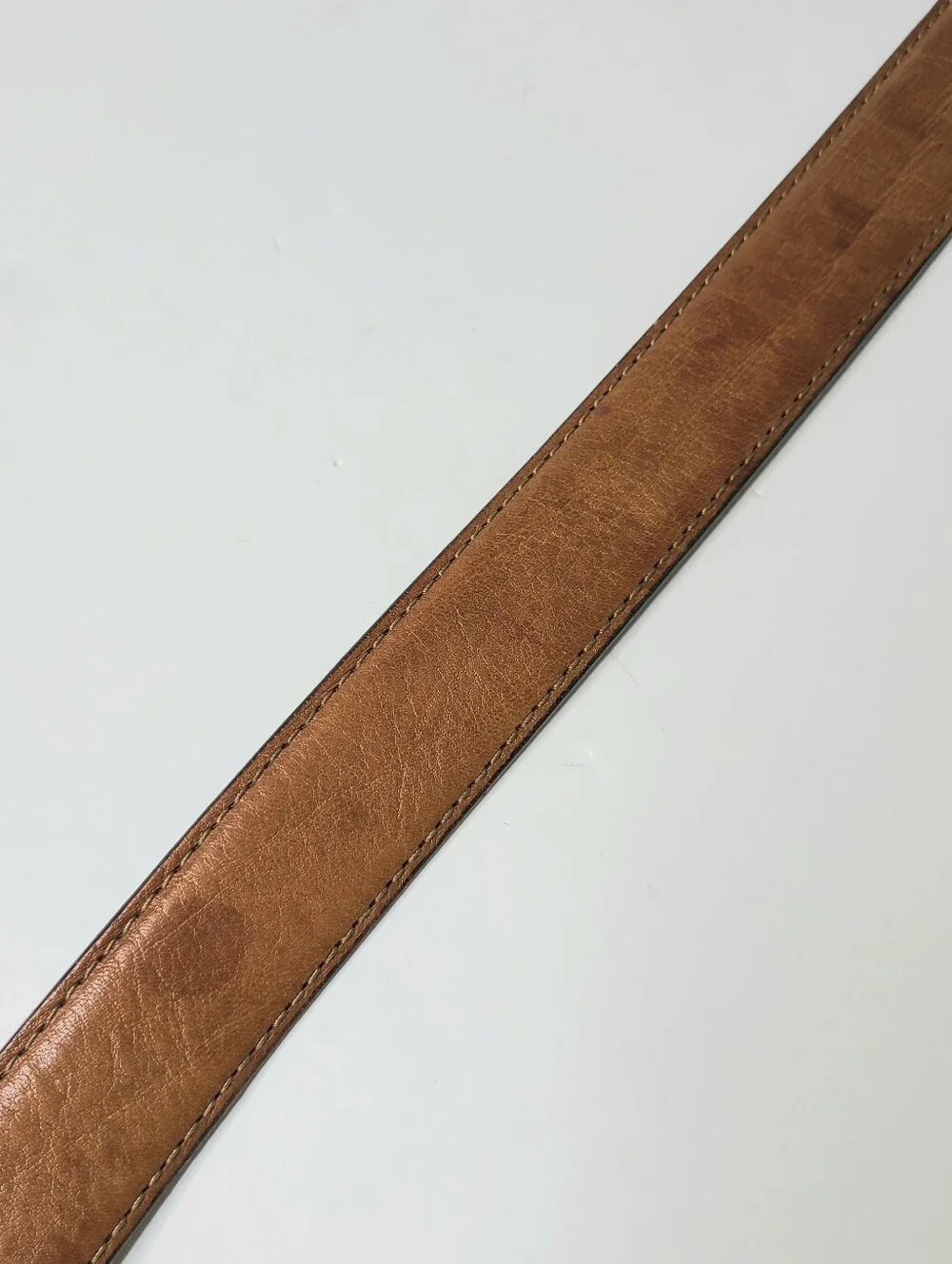 Joseph Abboud Handcrafted Leather-Wrapped Buckle Italian Leather Belt